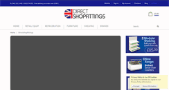 Desktop Screenshot of directshopfittings.co.uk